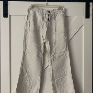 American Eagle wide leg linen pants